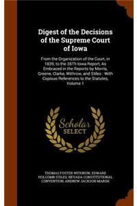 Digest of the Decisions of the Supreme Court of Iowa