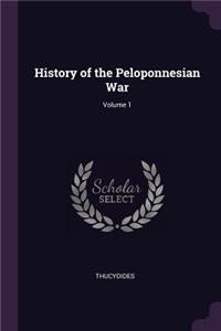 History of the Peloponnesian War; Volume 1