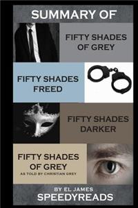 Summary of Fifty Shades of Grey, Fifty Shades Freed, Fifty Shades Darker, and Grey