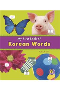 My First Book of Korean Words