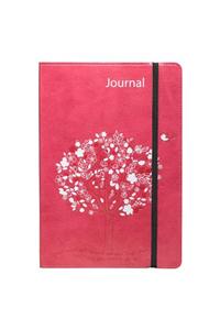 Journal - Lux-Leather - Pink Tree