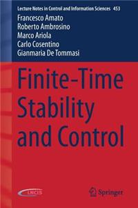 Finite-Time Stability and Control