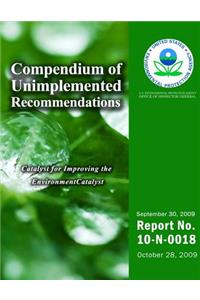 Compendium of Unimplemented Recommendations as of September 2009