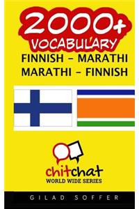 2000+ Finnish - Marathi Marathi - Finnish Vocabulary