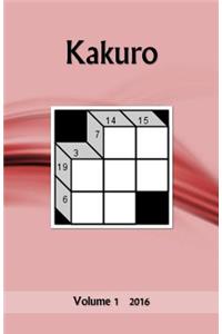 Kakuro: Volume 1 2016