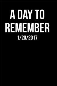 A Day To Remember 1/20/2017