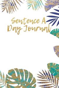 Sentence a Day Journal