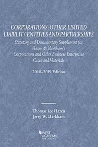 Corporations, Other Limited Liability Entities, Statutory and Documentary Supplement, 2018-2019