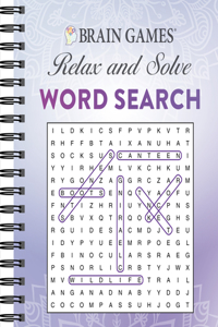 Brain Games - Relax and Solve: Word Search (Purple)