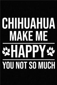 Chihuahua Make Me Happy You Not So Much