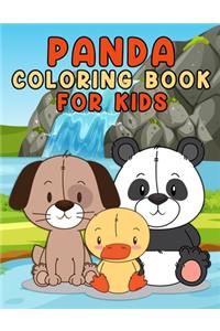 Panda Coloring Book For Kids