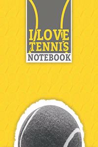 I Love Tennis Notebook