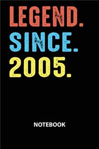 Legend Since 2005 Notebook