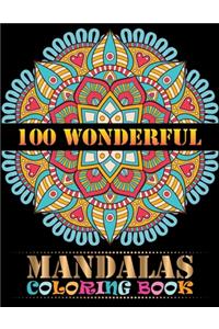 100 Wonderful Mandalas Coloring Book