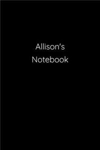 Allison's Notebook