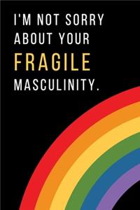 I'm not sorry about your fragile masculinity.