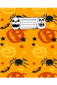 Halloween Abstract Pattern Volume 6 Wide Ruled Journal