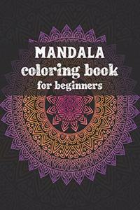 Mandala coloring book for beginners