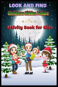 LOOK AND FIND Christmas Hidden Picture Activity Book for Kids