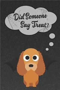 Cocker Spaniel Lined Notebook