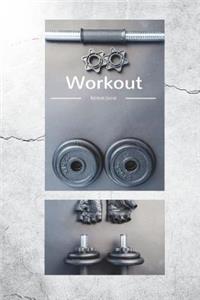 Workout Notebook Journal