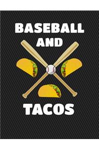 Baseball and Tacos Notebook - Sketchbook