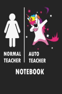 Normal Teacher Auto Teacher Notebook