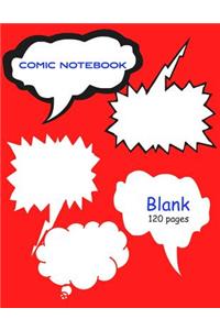 Comic Notebook Blank 120 Pages