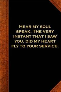 2019 Daily Planner Shakespeare Quote Instant I Saw You 384 Pages