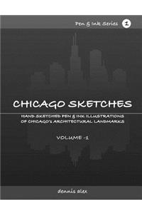 Chicago Sketches - Pen & Ink Series 1