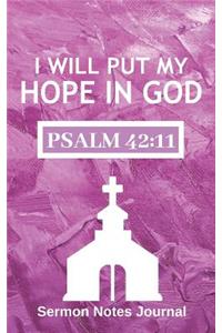 I Will Put My Hope in God Psalm 42