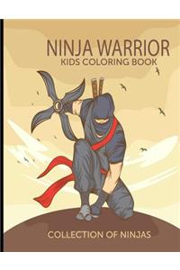 Ninja Warrior Kids Coloring Book Collection of Ninjas