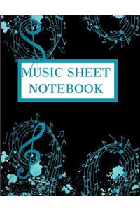 Music Sheet Notebook