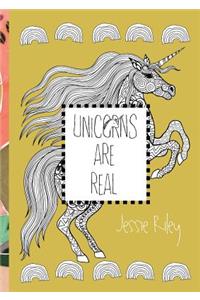 Unicorns Are Real Coloring Book