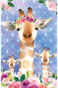 Bullet Journal for Animal Lovers Giraffes in Flowers 2
