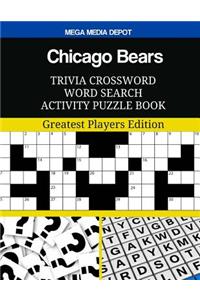 Chicago Bears Trivia Crossword Word Search Activity Puzzle Book