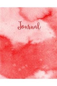 Bullet Dot Grid Journal - Watercolor Collection (Red)