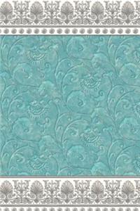 Journal: Victorian Style Cover - Lined Notebook / Journal / Composition Book - 6 X 9 Ruled Paper - 100 Pages