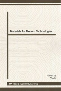 Materials for Modern Technologies I