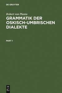 Grammatik Der Oskisch-Umbrischen Dialekte