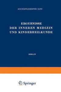 Ergebnisse Der Inneren Medizin Und Kinderheilkunde