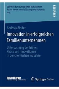 Innovation in Erfolgreichen Familienunternehmen