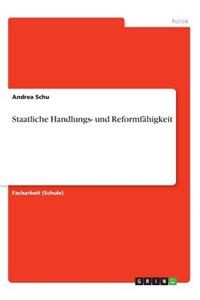 Staatliche Handlungs- und Reformfähigkeit