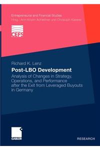 Post-Lbo Development