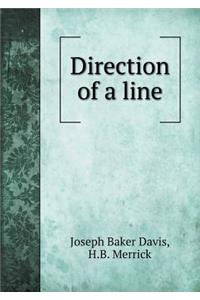 Direction of a Line