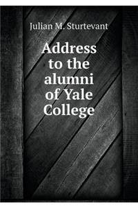 Address to the Alumni of Yale College