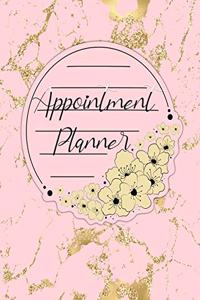 Appointment Planner: Week at a glance appointment/planner pages - daily planner and hourly schedule tracker pages and client/contact record log