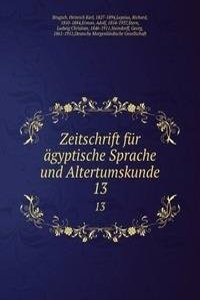 Zeitschrift fur agyptische Sprache und Altertumskunde