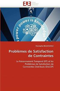 Problèmes de Satisfaction de Contraintes