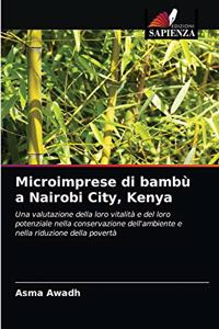 Microimprese di bambù a Nairobi City, Kenya